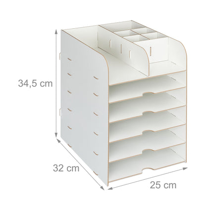 Organiseur de bureau avec compartiment de rangement