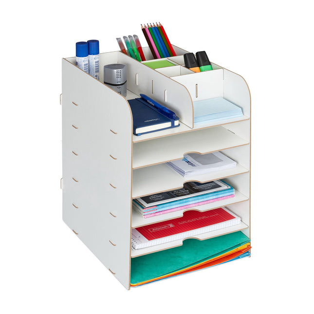 Organiseur de bureau avec compartiment de rangement