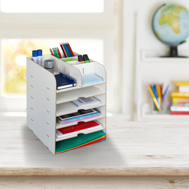 Organiseur de bureau avec compartiment de rangement