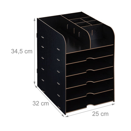 Organiseur de bureau avec compartiment de rangement