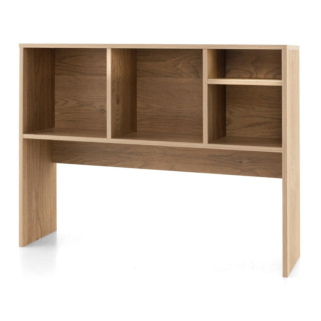 Étagère de bureau à 4 compartiments, étagère de table, étagère de bureau, bibliothèque 94 x 25 x 73 cm, naturel