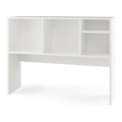 Étagère de bureau avec 4 compartiments, étagère de table, étagère de bureau, bibliothèque, 94 x 25 x 73 cm, blanc