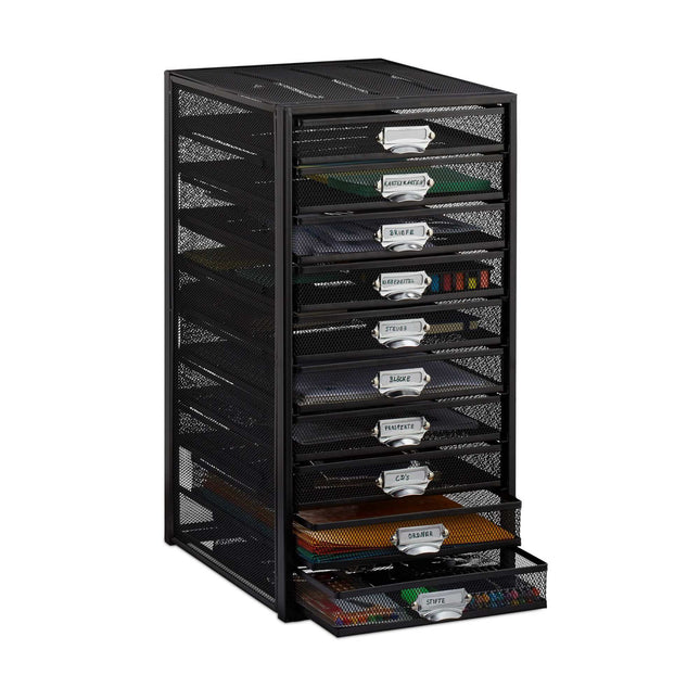 Bureau de rangement A4 avec 10 tiroirs
