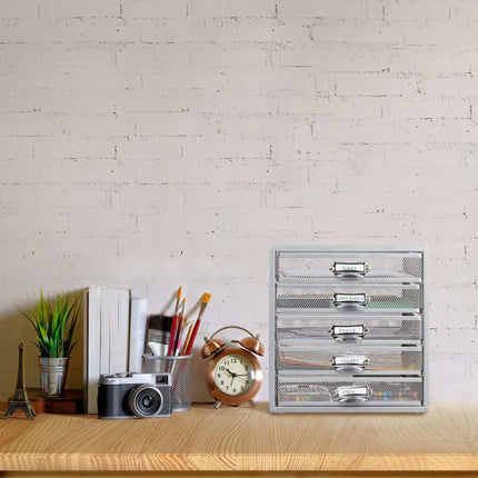 Bureau de rangement A4 avec 5 tiroirs