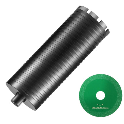 Diamond Core Drill Bit 4 in, Wet Dry, 5/8-11 Thread