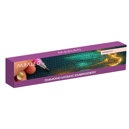 Kit de peinture diamant, scène de plage, 40 x 30 cm