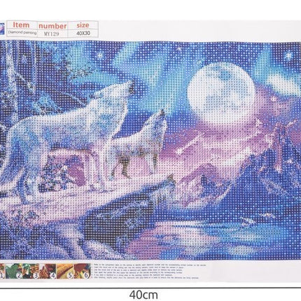 Mosaïque broderie diamant H16210