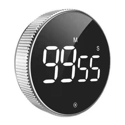 Digitaler Küchentimer, LED-Anzeige, Silber, Magnetisch