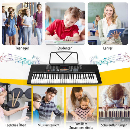 Digitalpiano für Anfänger, 61 Tasten, 300 Klangfarben