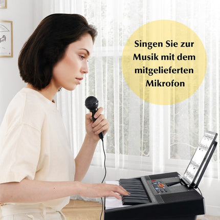 Digitalpiano für Anfänger, 61 Tasten, 300 Klangfarben