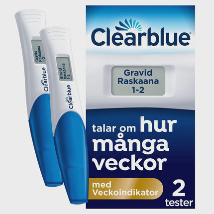 Digitaler Schwangerschaftstest mit Wochenbestimmung, 2 Tests