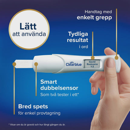 Digitaler Schwangerschaftstest mit Wochenbestimmung, 2 Tests