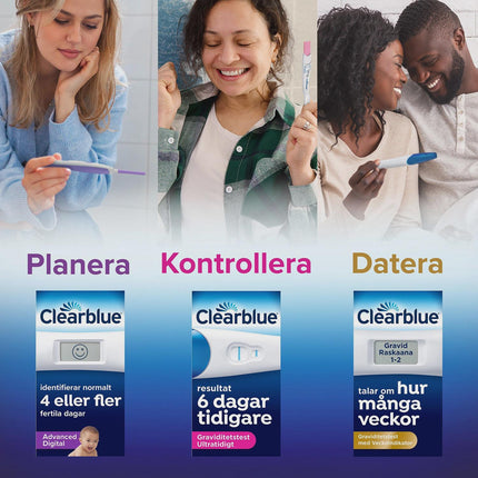 Digitaler Schwangerschaftstest mit Wochenbestimmung, 2 Tests