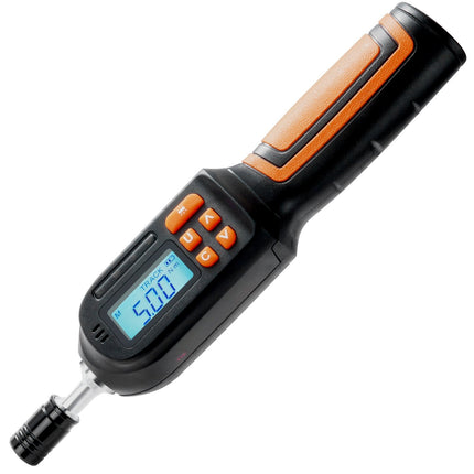 Digital Torque Screwdriver 1/4 in, LCD, 0.3–8 N·m
