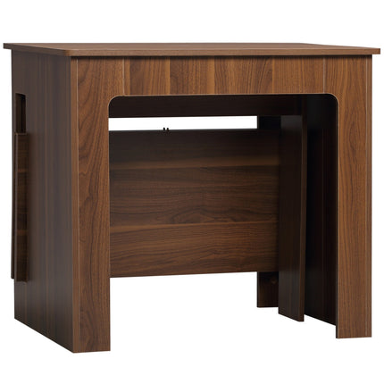 Table À Manger Table Pliante Table De Cuisine Extensible Table De Salle À Manger Pour Salon Salle À Manger Design Moderne Marron 180 X 85 X 75 Cm