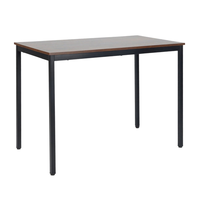 Table à manger pour 4 personnes, 110 x 60 cm, plateau effet chêne