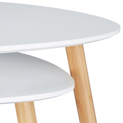 Ensemble de 2 tables à manger au design scandinave