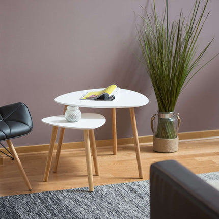 Ensemble de 2 tables à manger au design scandinave