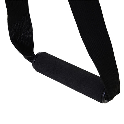 Dip-Station mit Sling-Trainer, stabiler Stahl, schwarz, 90x81x92,5 cm