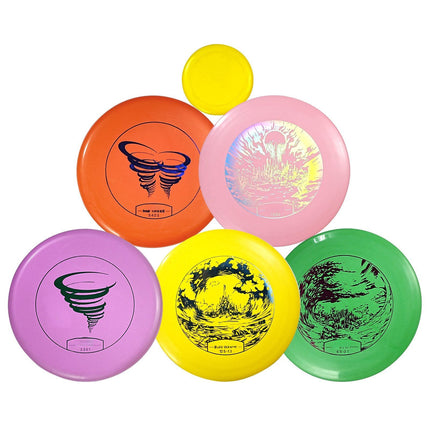 Disc Golf Starter Set, 6-Piece PDGA Discs with Mini Marker