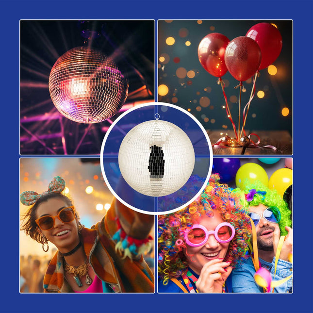 Discokugel 30 cm – Decken-Partydekoration