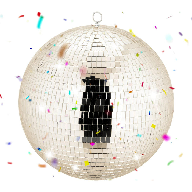 Discokugel 40 cm – Große hängende Partydekoration