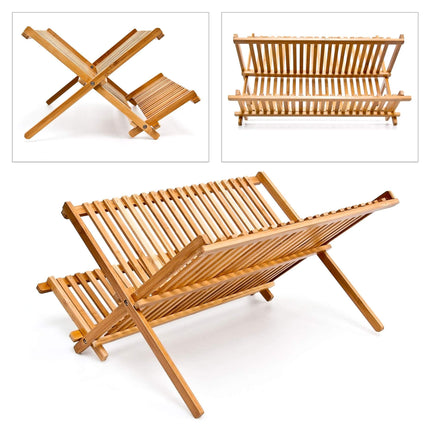 Égouttoir CROSS bambou 42 cm