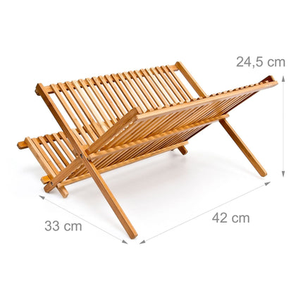 Égouttoir CROSS bambou 42 cm