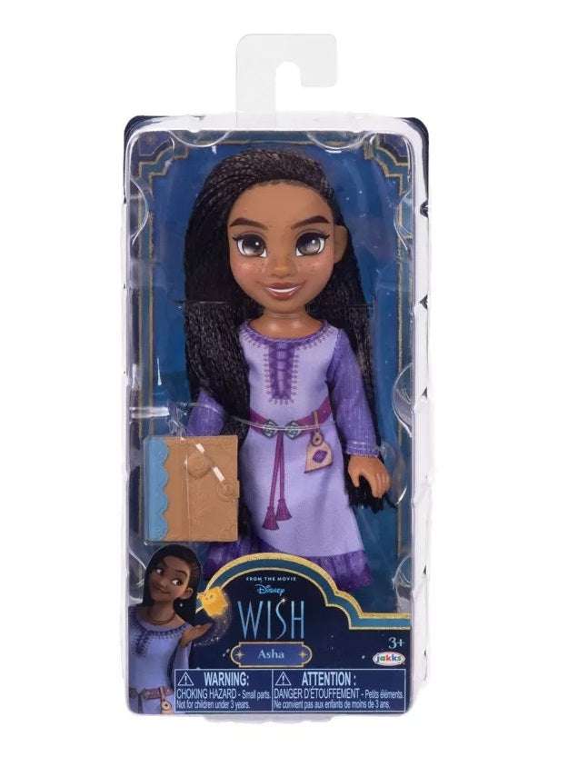 Poupée Disney Princess Wish Asha, 16 cm