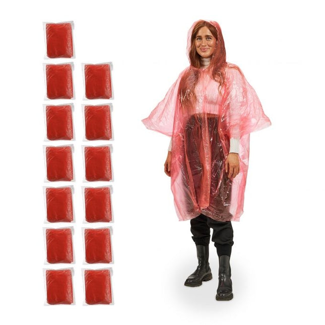 Lot de 13 ponchos jetables