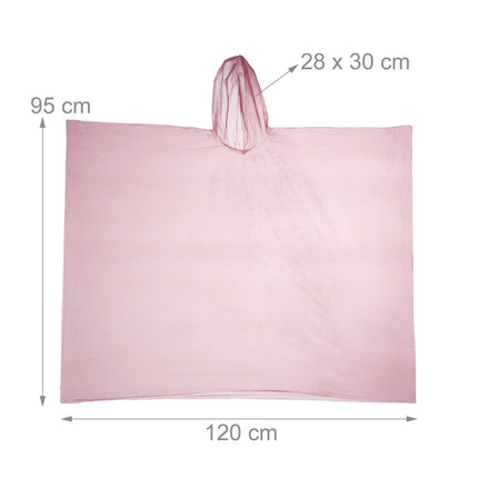 Lot de 10 ponchos jetables