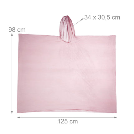 Einweg-Regenponcho, 20er-Set