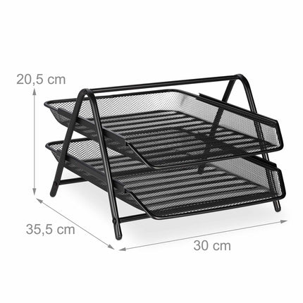 Compartiment à documents avec 2 compartiments