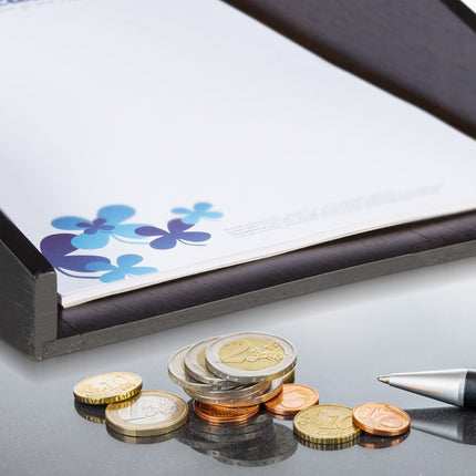 Porte-documents en bambou marron
