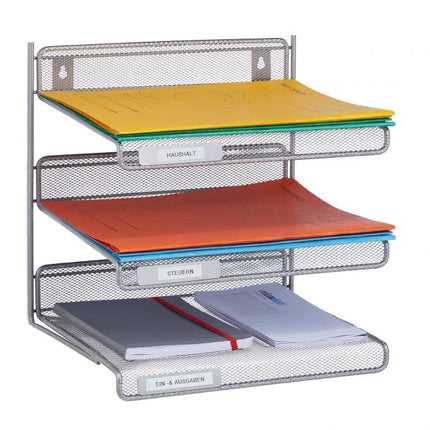Rangement de documents à 3 compartiments
