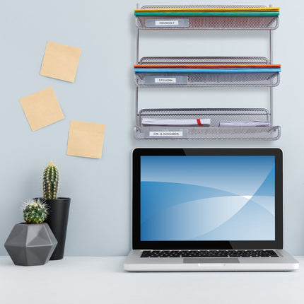 Rangement de documents à 3 compartiments