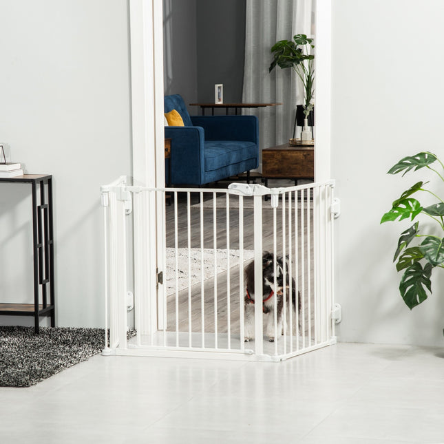 Barrière Pour Chien Angle Configurable Porte Automatique Pliante Réglable