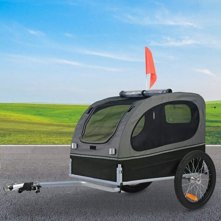Dog Bike Trailer, 88 lb Capacity, Foldable