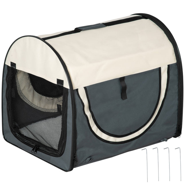 Faltbare Hundetransportbox mit Kissen, wasserdichtes Gewebe