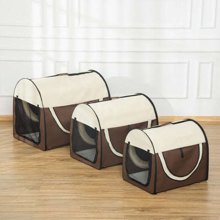 Zusammenklappbare Hundebox, wasserdicht mit Kissen, 97x71x76 cm