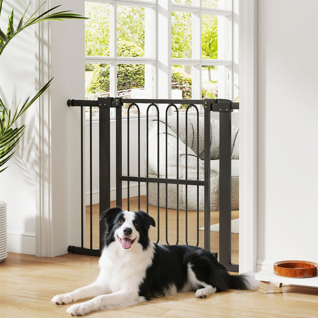 Hundegitter, 76-104 cm, Treppenschutzgitter ohne Bohren