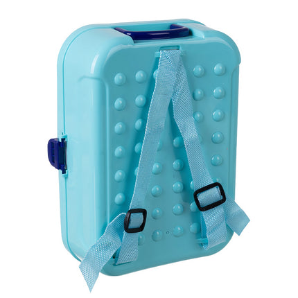 Ensemble de jouets de toilettage pour chien avec accessoires dans un sac à dos