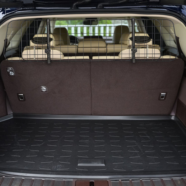 Grille de protection pour chien pour voiture - Barrière réglable pour animaux de compagnie