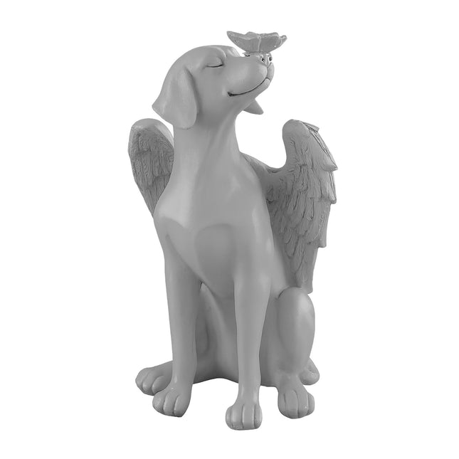 Hunde-Denkmal-Engelsstatue – Wetterfest, geflügeltes Design