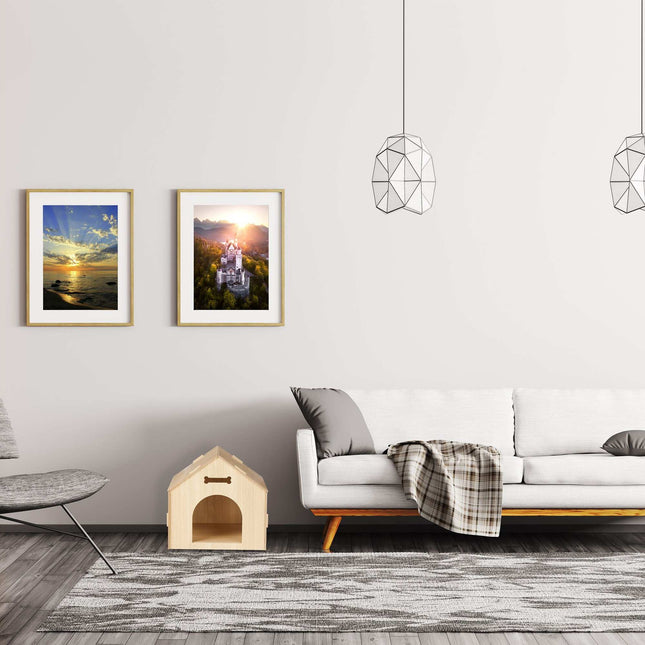 Niche pour chien d'intérieur à construire soi-même