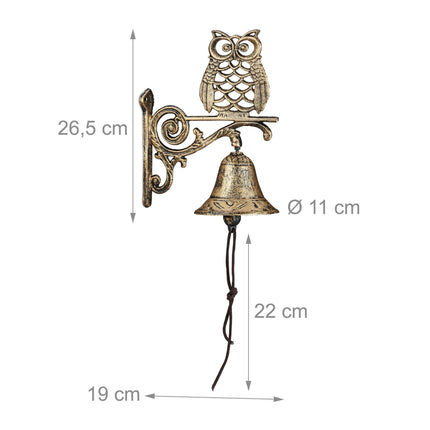 Sonnette avec un hibou