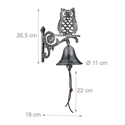 Sonnette avec un hibou