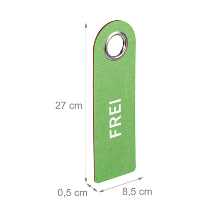 Door Sign 'Occupied' 'Free' Set