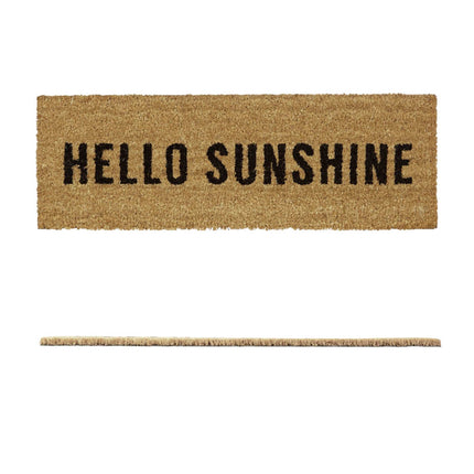 Fußmatte aus Kokosfaser "Hello Sunshine"