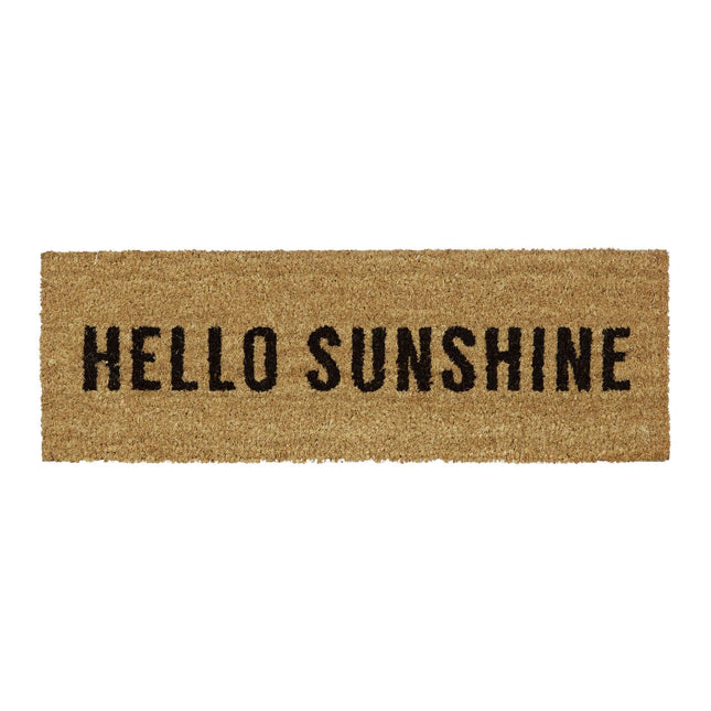 Fußmatte aus Kokosfaser "Hello Sunshine"